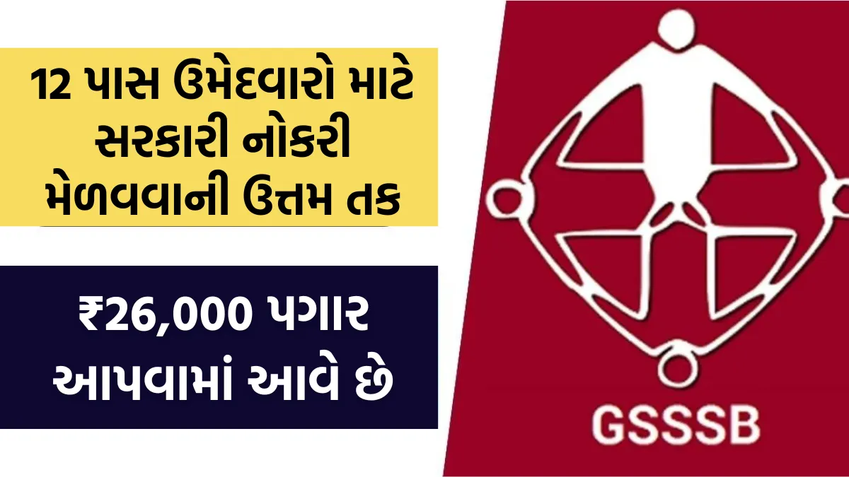 GSSSB Recruitment 2024